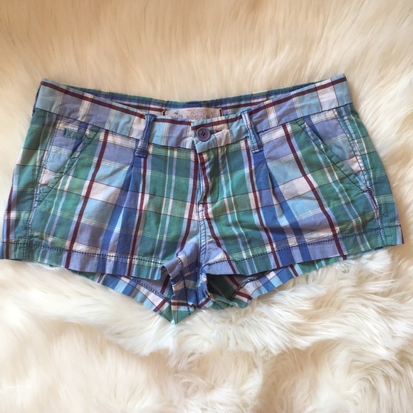 Hollister Pants - Hollister Plaid Shorts